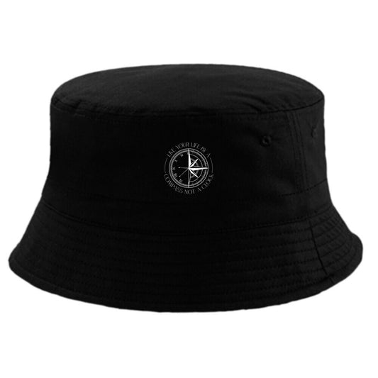 Live your life Design - Bucket Hut - Unisex - Reiseherz - Farbe: schwarz