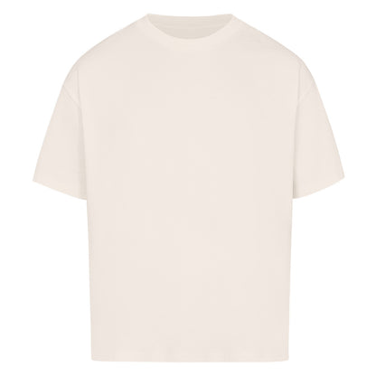 BORN TO TRAVEL Design - Oversized T-Shirt - Unisex - Reiseherz - Farbe: beige