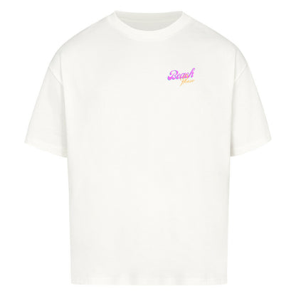 Beach Please Design - Oversized T-Shirt - Unisex - Reiseherz - Farbe: beige