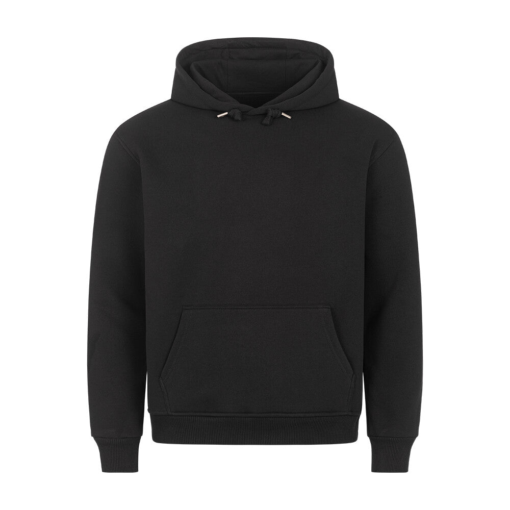 schwarzer Winecation Oversized Hoodie
