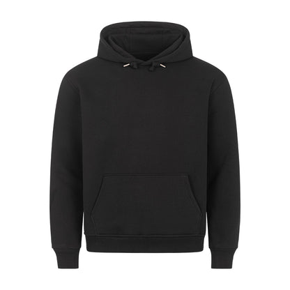 schwarzer Winecation Oversized Hoodie