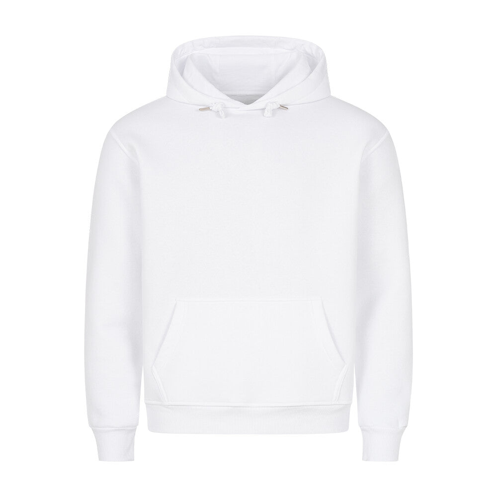 weißer Winecation Oversized Hoodie