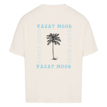 Vacay Mood Design - Oversized T-Shirt - Unisex - Reiseherz - Farbe: beige