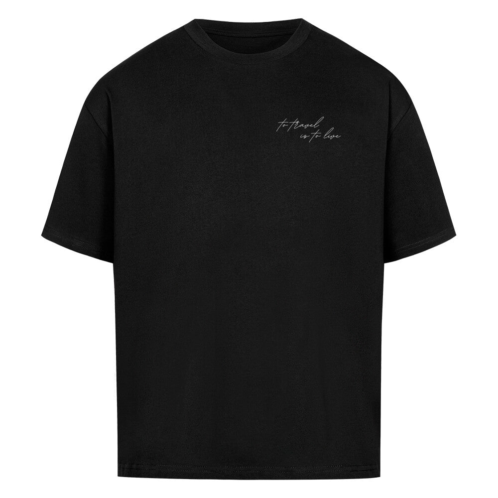 DREAM IT TRAVEL IT - Oversized T-Shirt - black