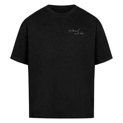 DREAM IT TRAVEL IT - Oversized T-Shirt - black