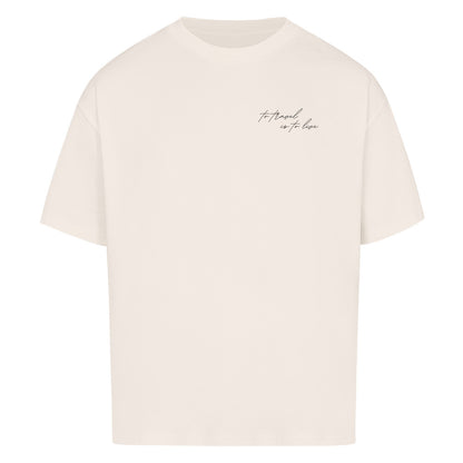 DREAM IT TRAVEL IT - Oversized T-Shirt - natural raw