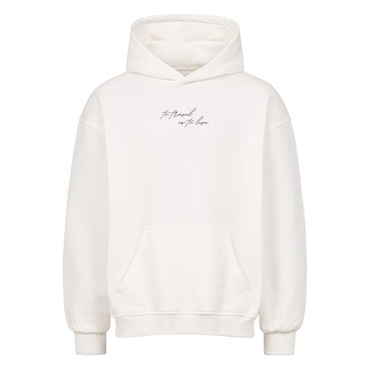Dream it travel it - Premium oversized Hoodie - white