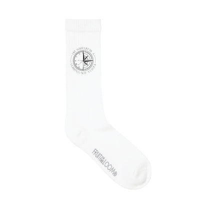 Live your life - Socken - weiß