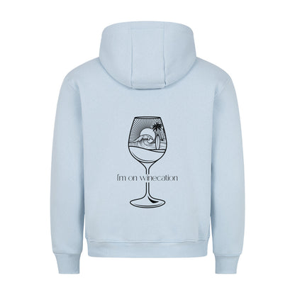 hellblauer Winecation Oversized Hoodie
